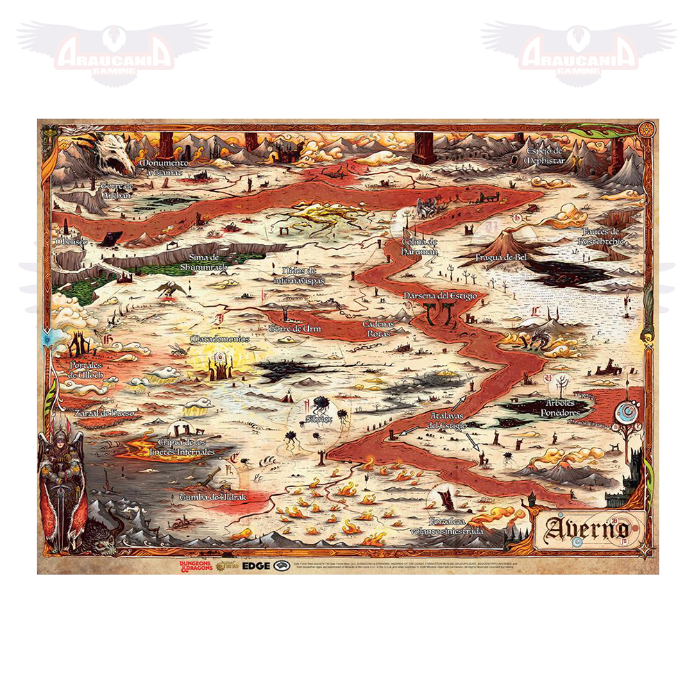 JDM-Dungeons & Dragons Mapa de Averno