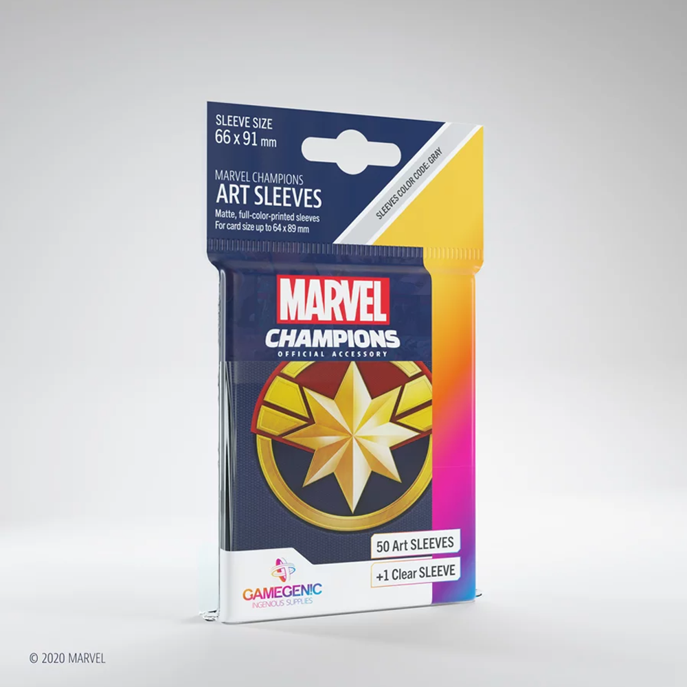 ACC-Protectores-Gamgenic Marvel Champions - Captain Marvel