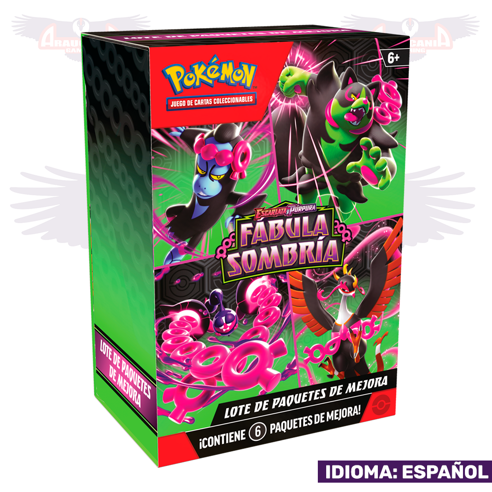 Pokémon Fabula Lote Sobres Sombria Booster Pack (Español)