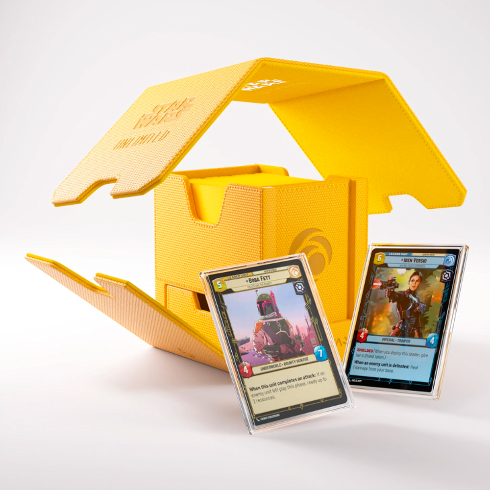 Portamazo Gamegenic SWU Twin Suns Deck Pod – Yellow – Araucanía Gaming