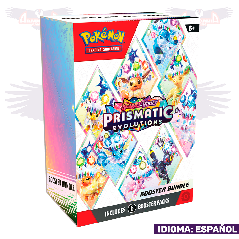 Pokémon Prismatic Evolutions Lote Sobres Booster Pack (Español)